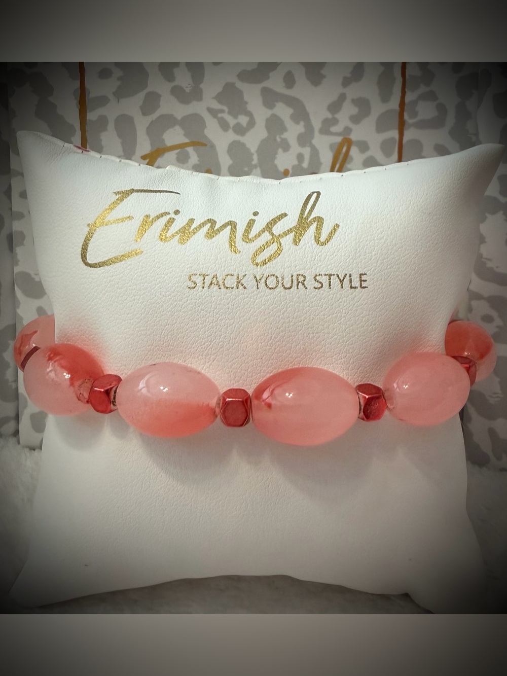 New ERIMISH Bracelet - Red & Pink